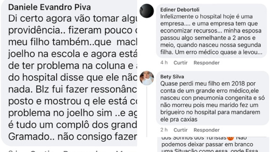 Denúncia de gramadense que quase morreu devido a negligência médica, gera inúmeros relatos graves que evidenciam falta de estrutura no Hospital de Gramado