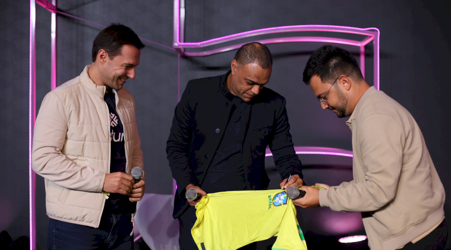 Denilson Show participa de bate-papo inspirador no Festuris