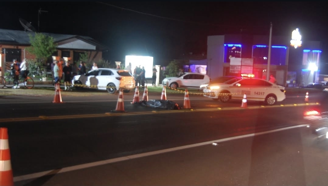 Atropelamento em Nova Petrópolis deixa uma vítima fatal e duas feridas