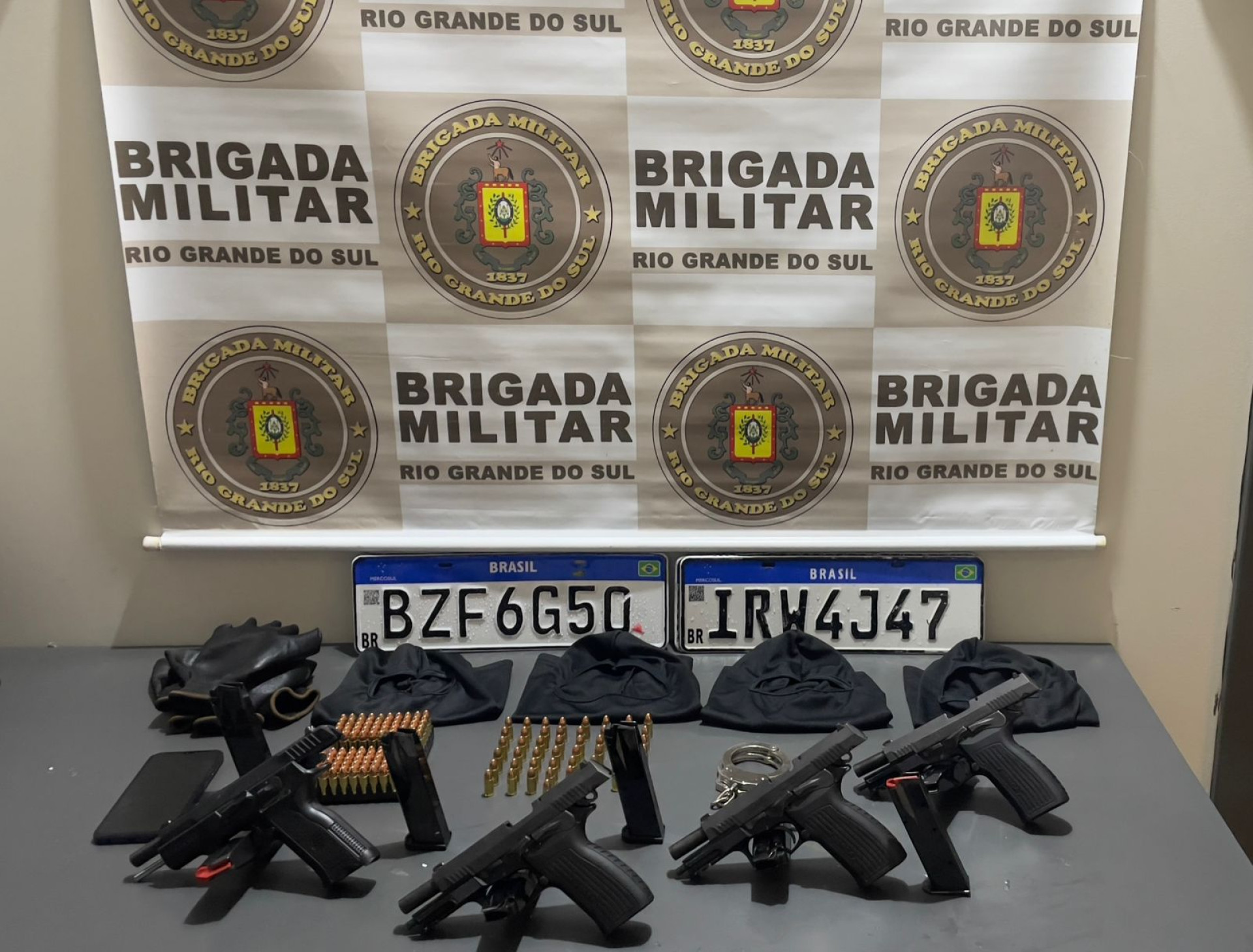 Brigada Militar impede homicídio na região das Hortênsias e prende trio armado após confronto