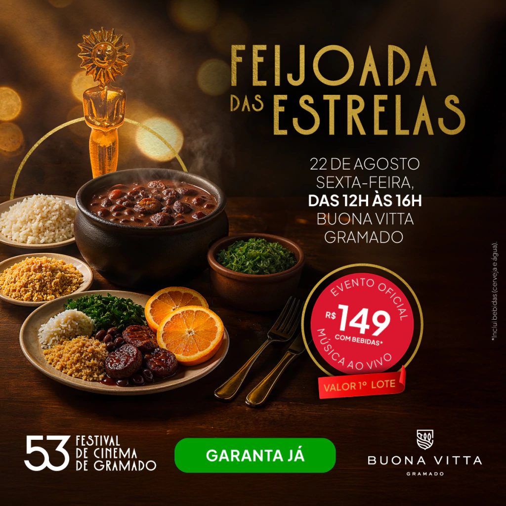 Buona Vitta Resort recebe Feijoada das Estrelas durante o 53º Festival de Cinema de Gramado