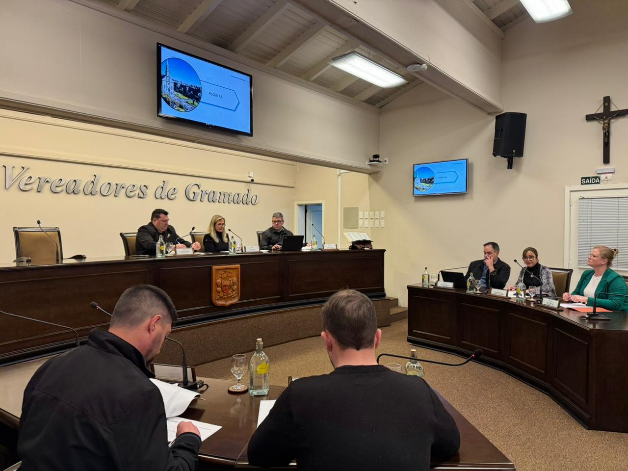 Câmara de Gramado recebe audiência pública sobre metas fiscais do 2º quadrimestre de 2025