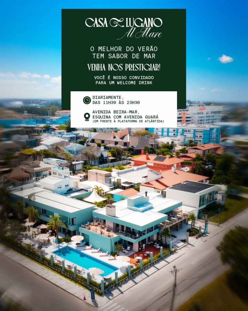 Casa Lugano Al Mare integra complexo do Bravia Beach Club em Xangri-Lá